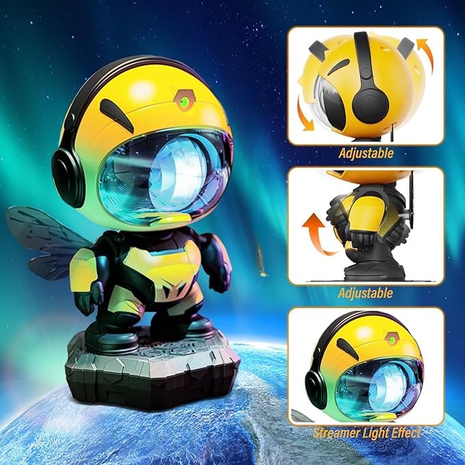BeeStar LED Projector for Kids Room with Timer and Remote