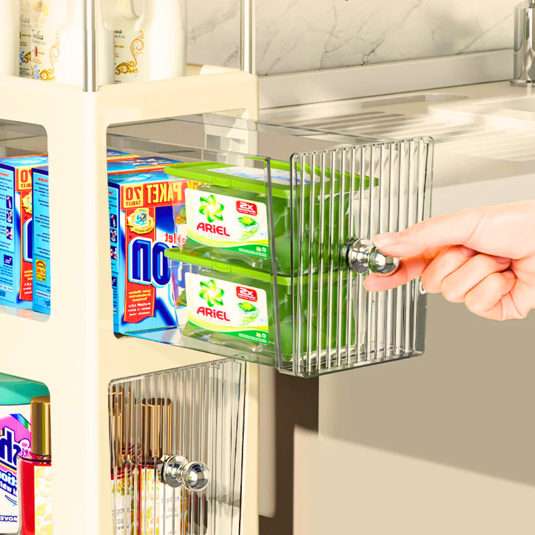 Homero Multipurpose 5-Layer Slim Storage Rack with Wheels