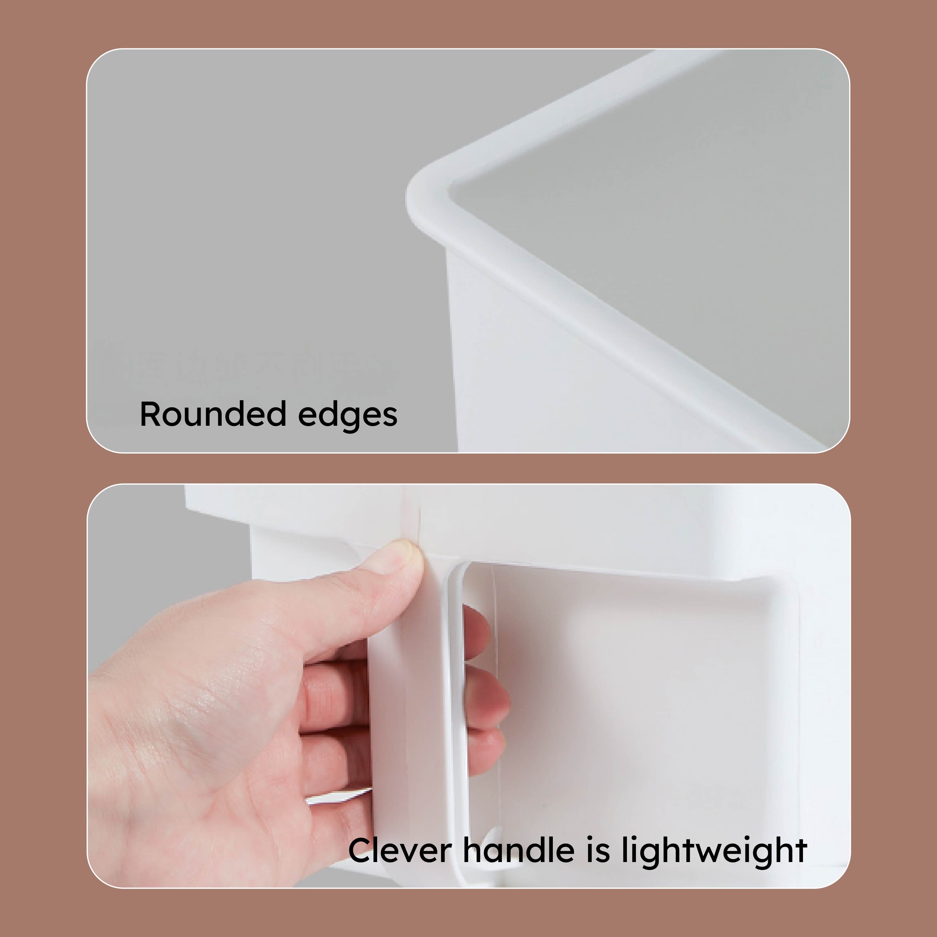Homero Multi-Purpose Stackable Storage Box with Handle