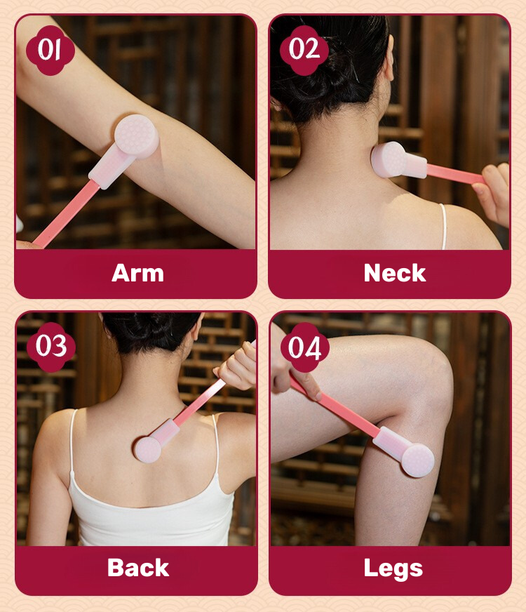 Full Body Acupoint Silicone Meridian Massage Beater