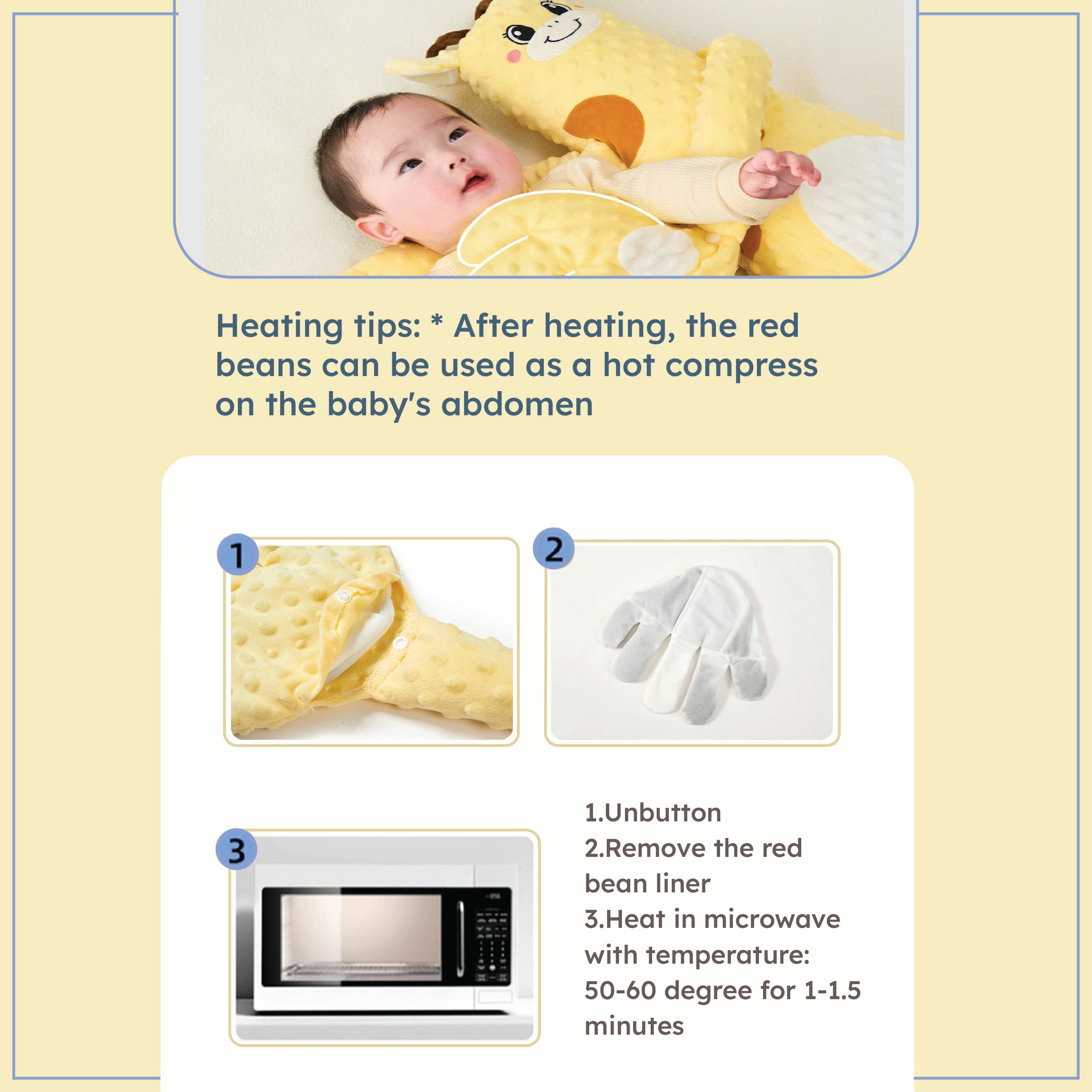HOMERO Baby Soothing Palm Hug Plush Toy with Remote Patting System