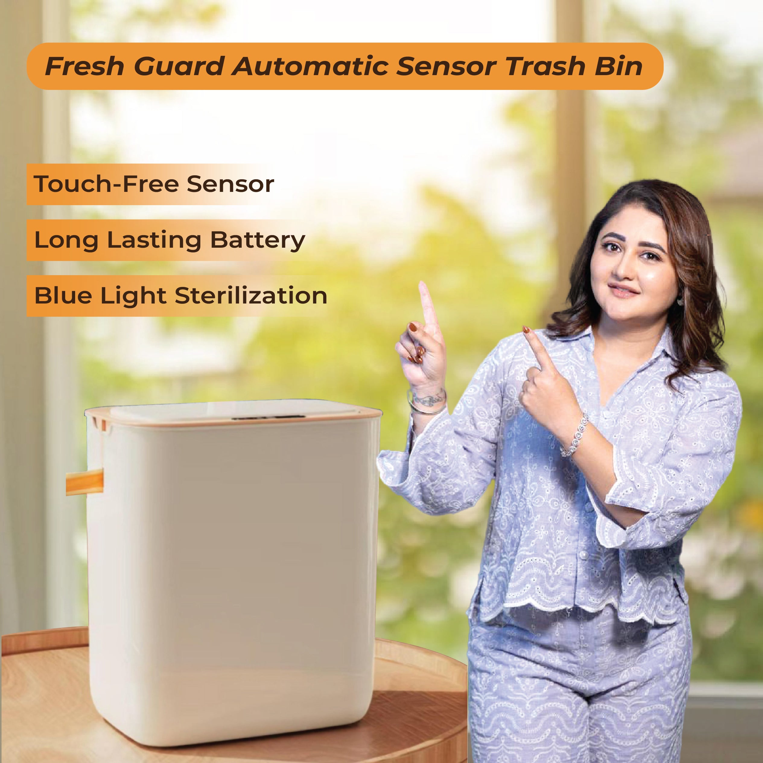 Fresh Guard Automatic Sensor Trash Bin