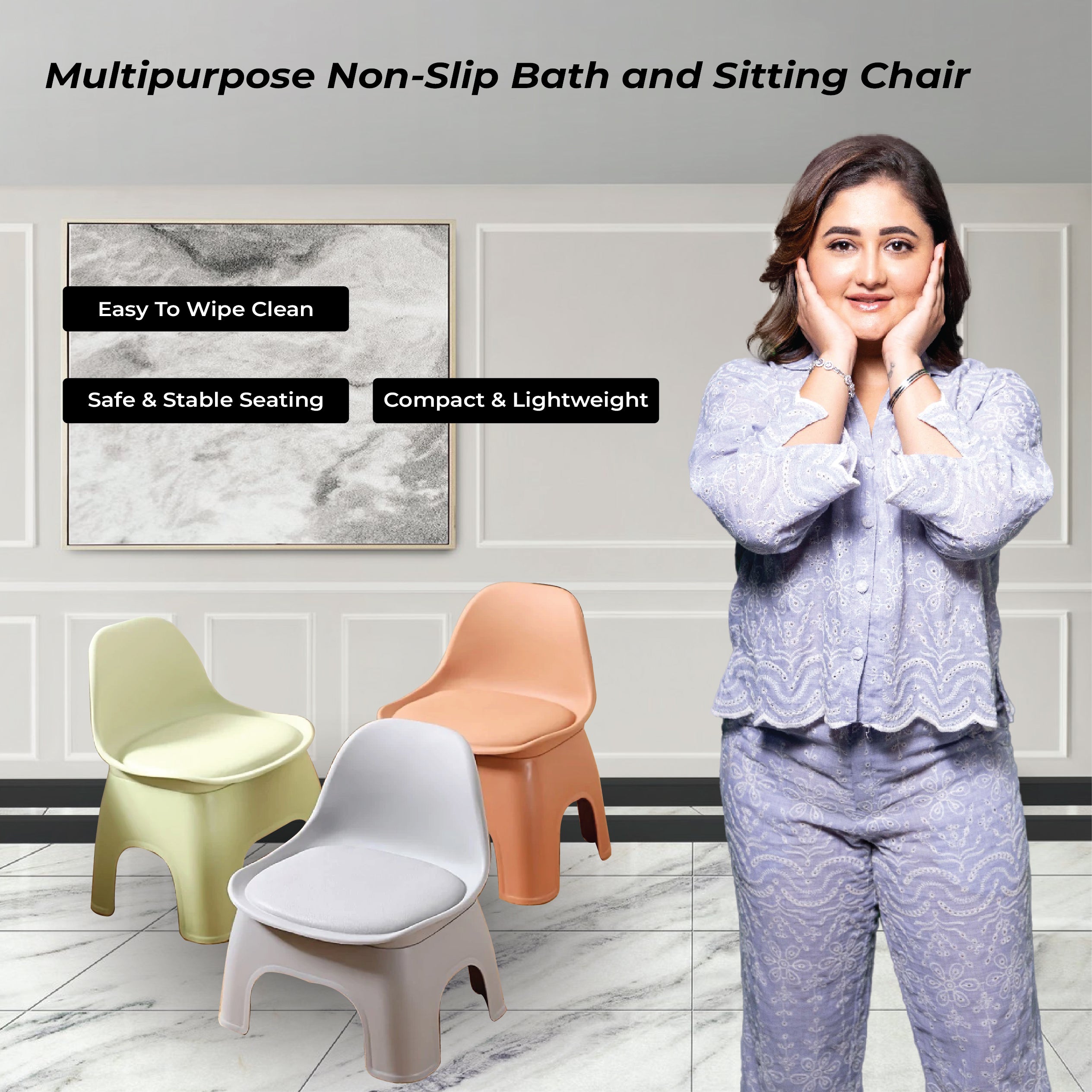 Homero Multipurpose Non-Slip High Quality Sitting Chair