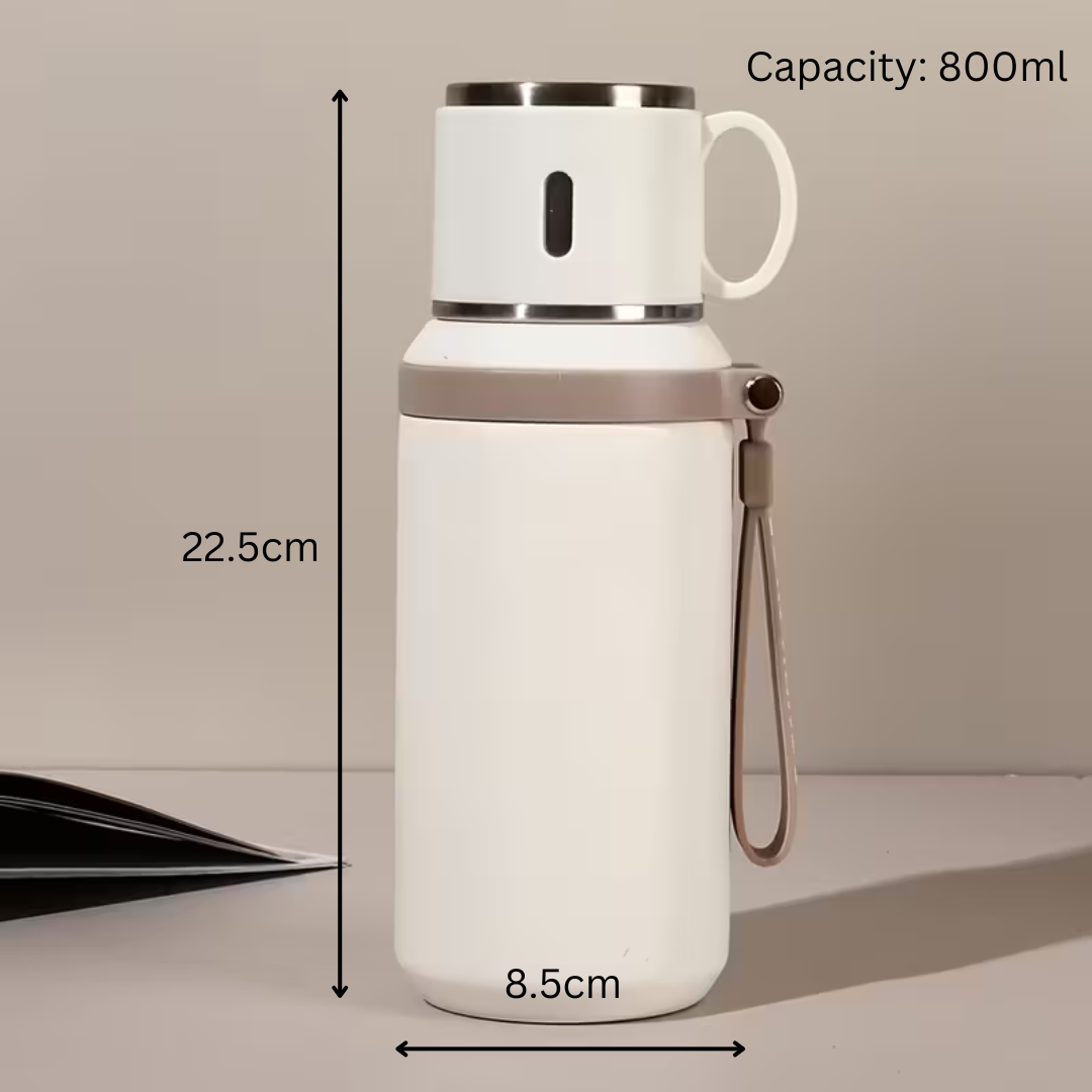 Homero Premium Stainless Steel Thermal Water Bottle - 800ml