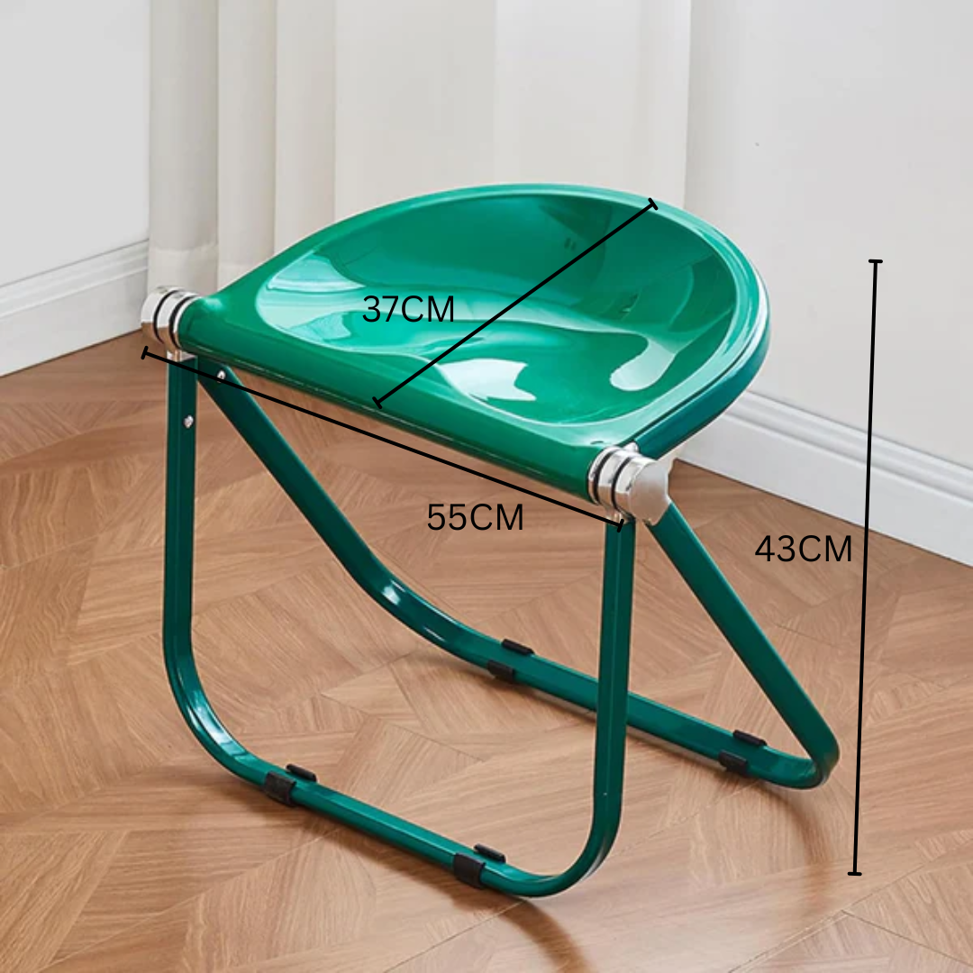 HOMERO Modern Design Strong Metal Frame Folding Chair