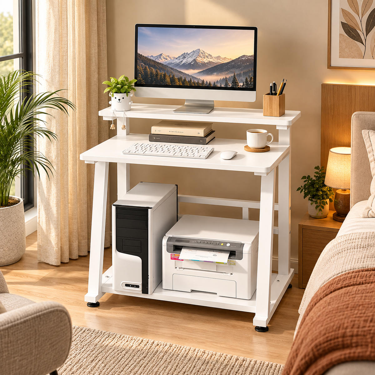Modern Minimalist Workstation Study Table