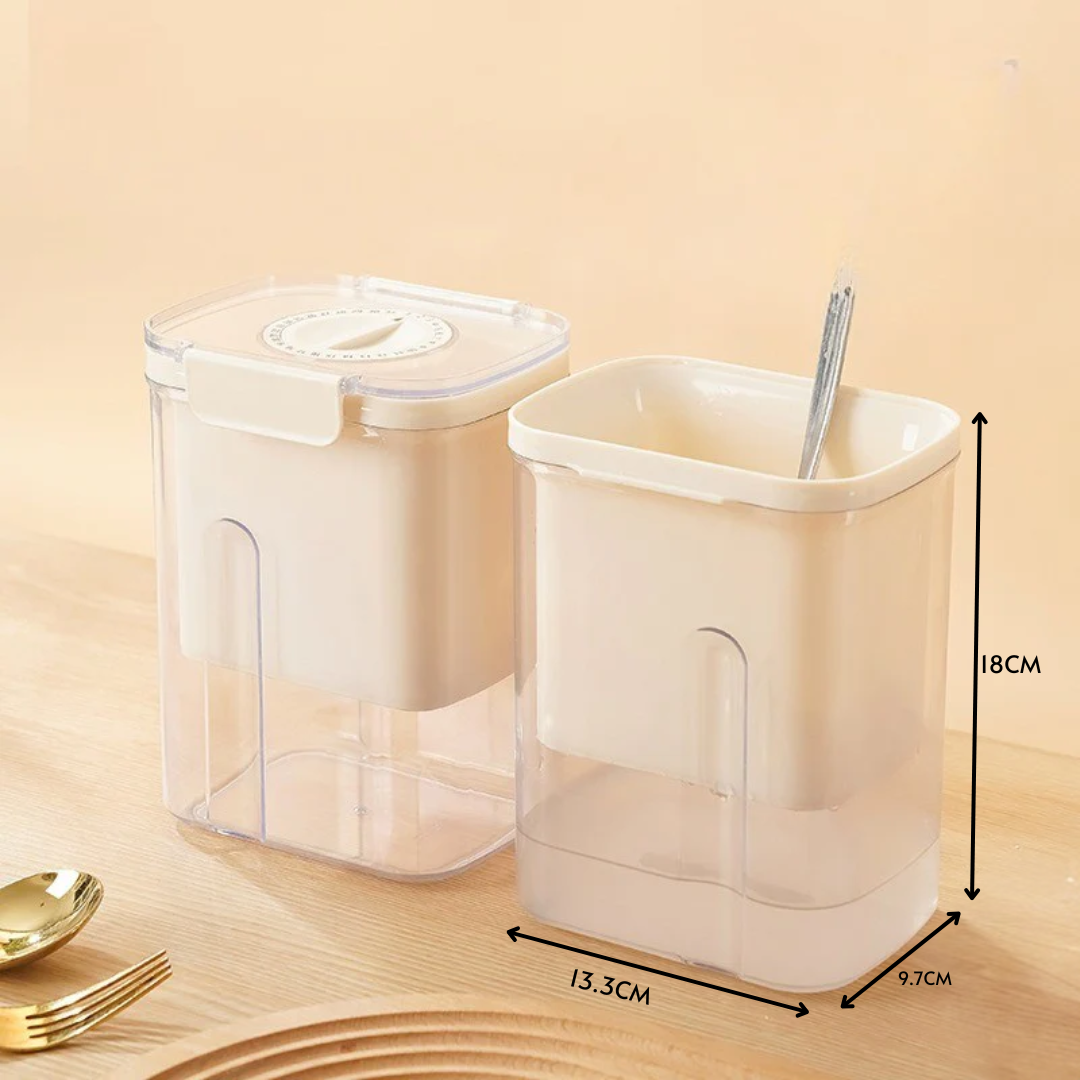 Homero Multi-Purpose Yogurt Strainer with Timer – White 18cm