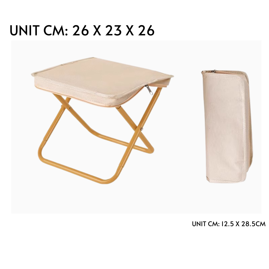 Homero Portable Foldable Camping Chair with Carry Zipper Bag