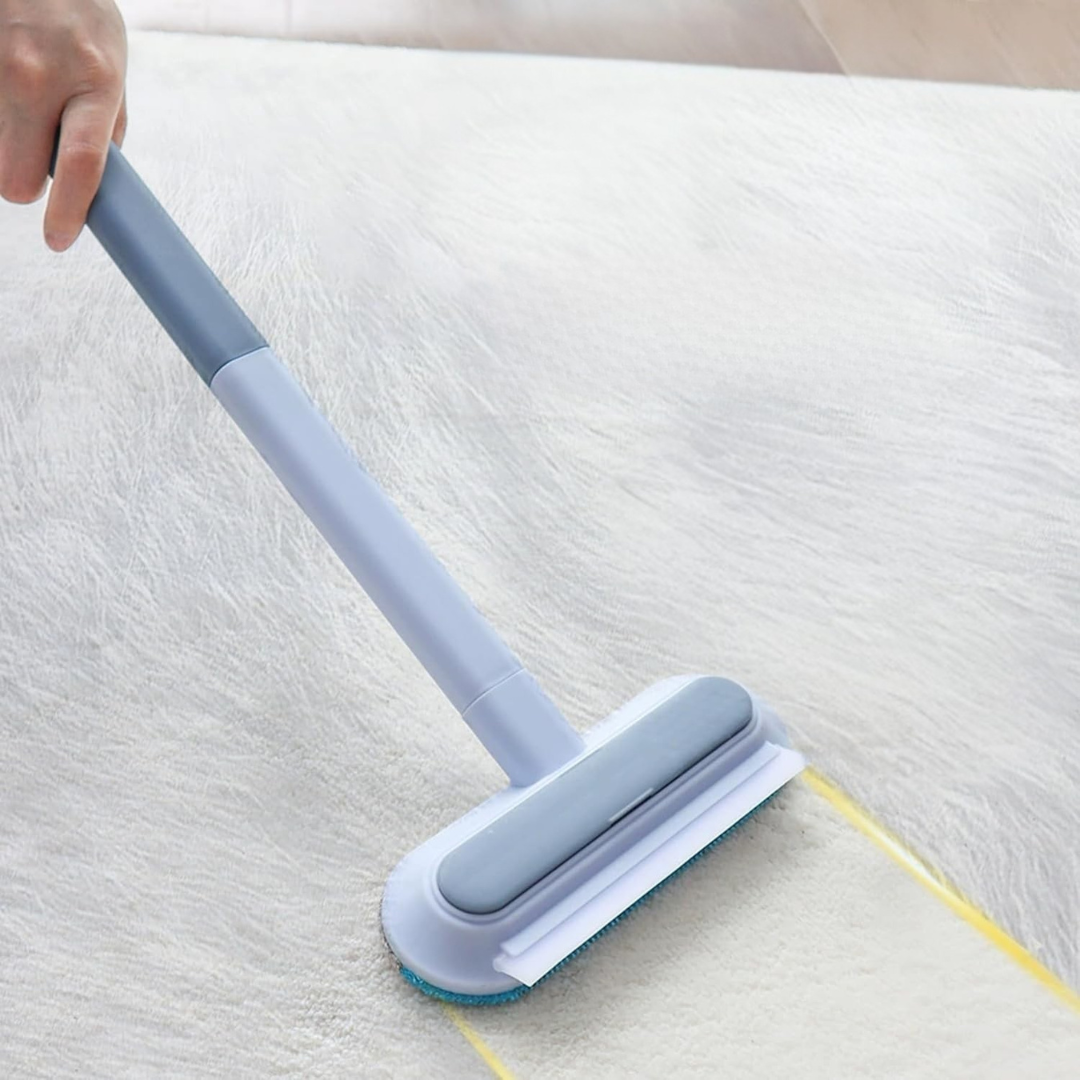 Long Handle Multi Surface Cleaning Tool & Pet Hair Removal Brush
