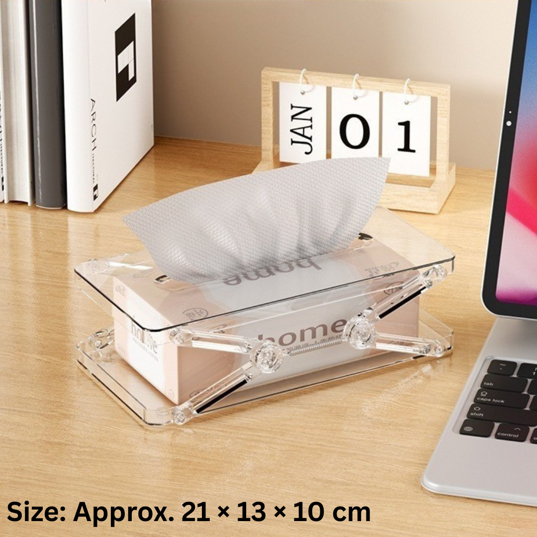 Premium Spring Lift Anti Slip Base Tissue Box