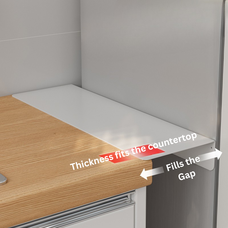 Magnetic Punch-Free Metal Extension Plate for Kitchen & Bathroom