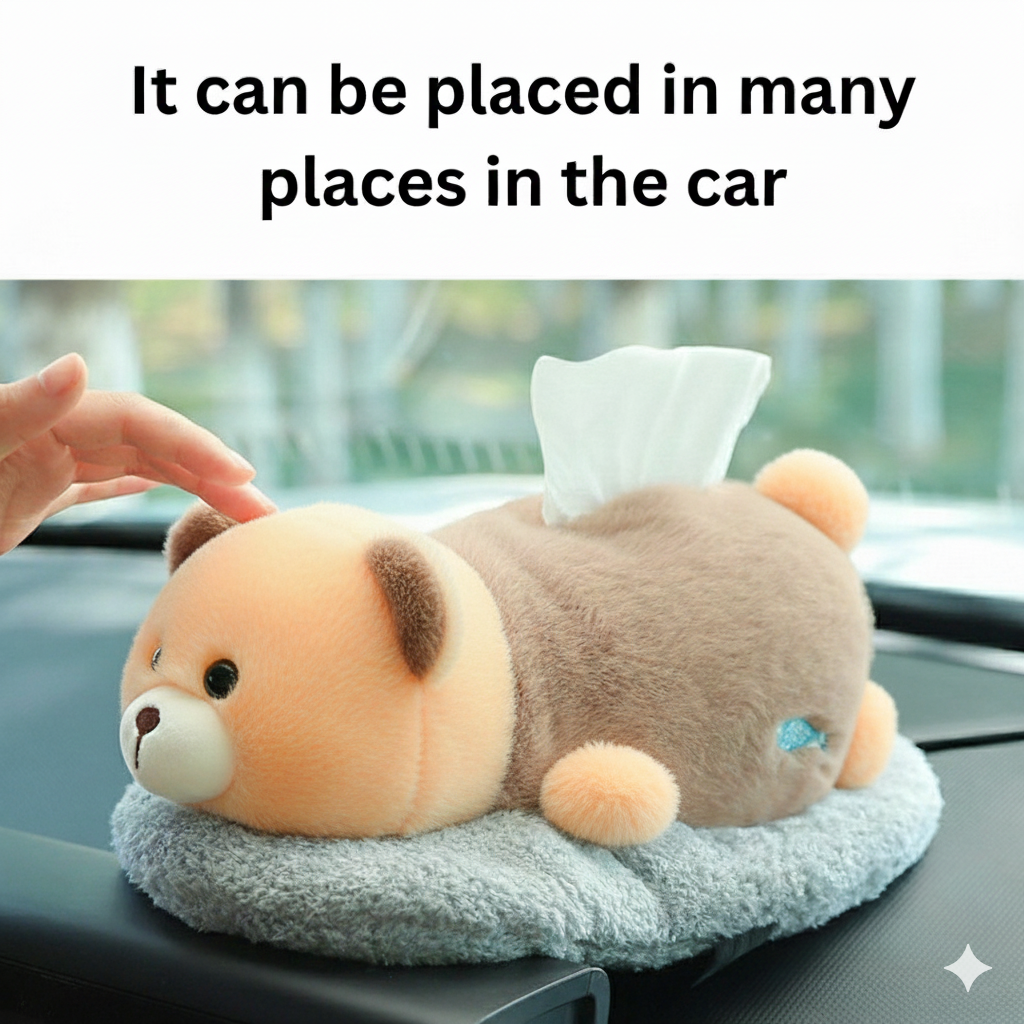 Homero Fresh Guard Odor-Free Soft Plush Tissue Organizer