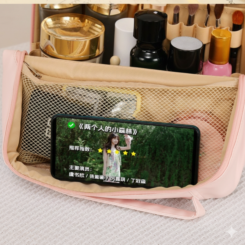 HomeroMultipurpose Travel Cosmetic Bag - Large Capacity Organizer