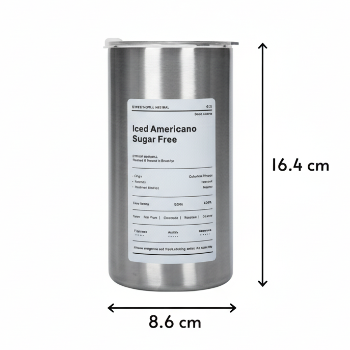 Homero Double Wall Stainless Steel Shaker for Hot and Cold Drinks - 600ml