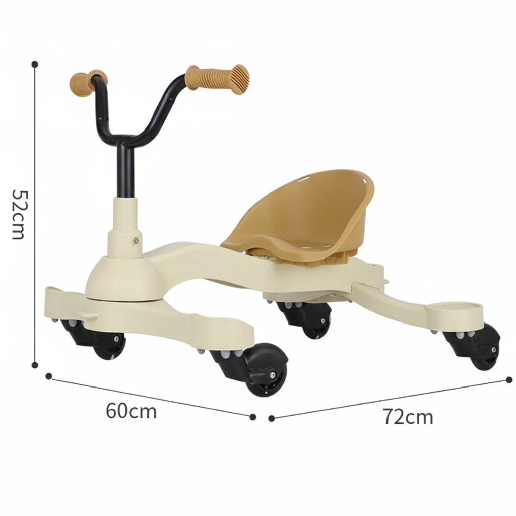 Homero 360 Degree Spin Drift Kid's Car with Ergonomic Seat