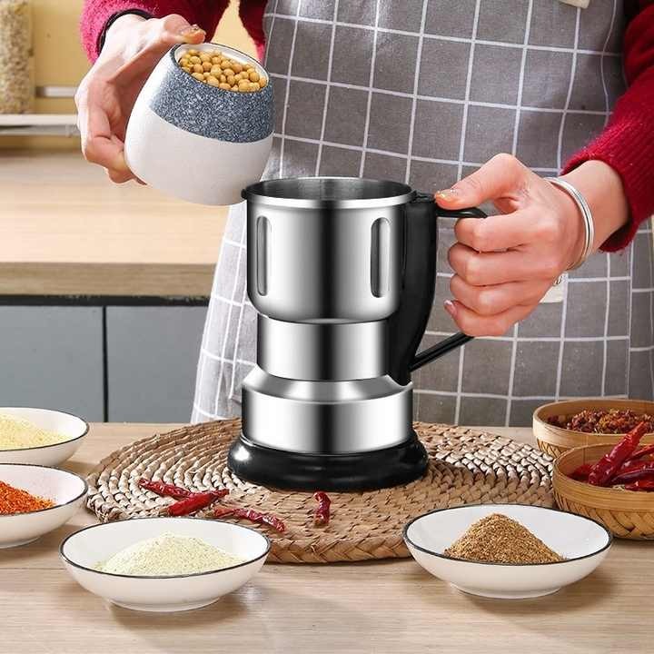 Homero Compact Electric Grain Spice Grinder - 300W With 5 Extra Blade
