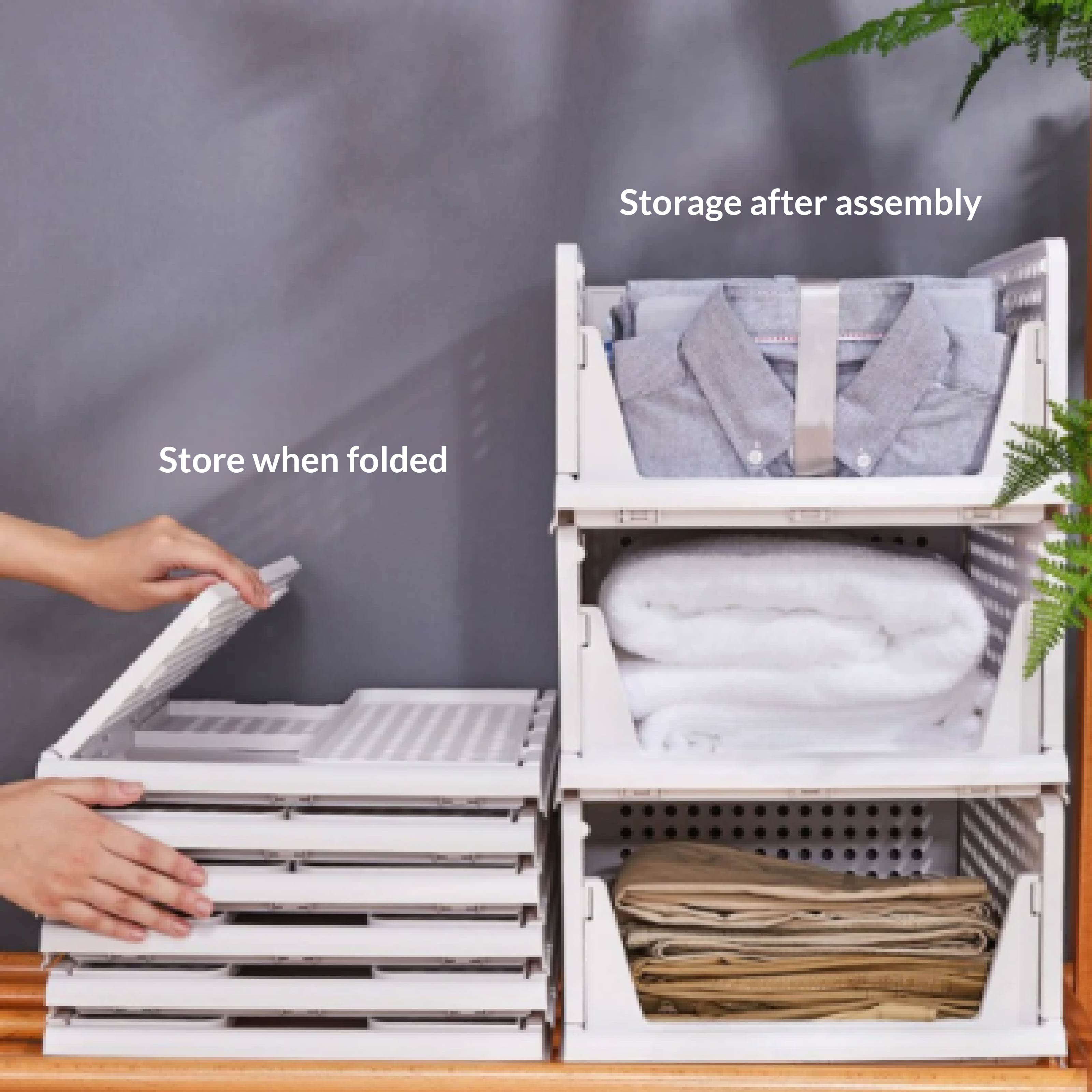 Homero Folding Drawer Style Wardrobe Organizer