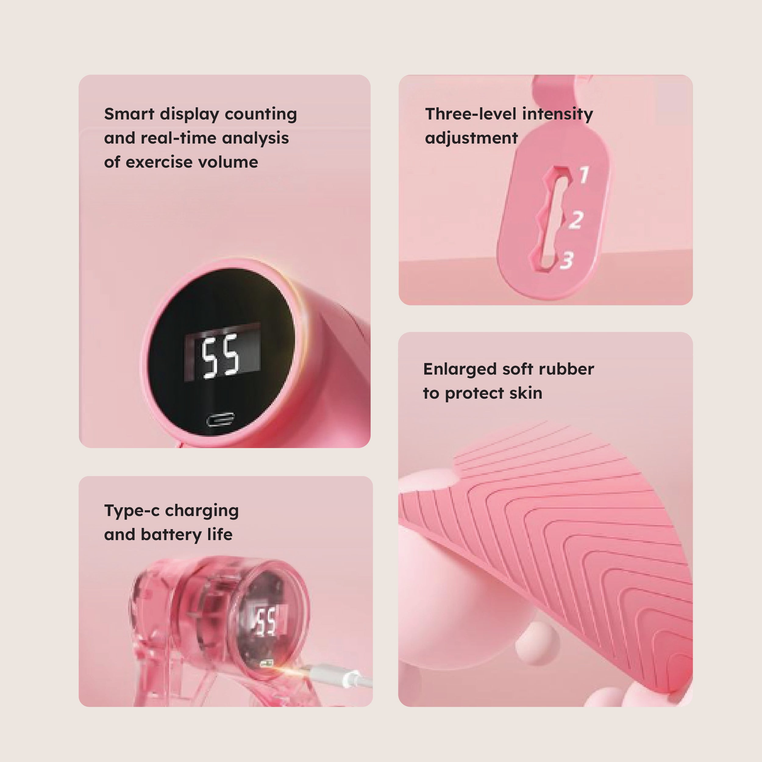 Homero Pelvic Floor Muscle Trainer Inner Thigh Toner with Digital Display