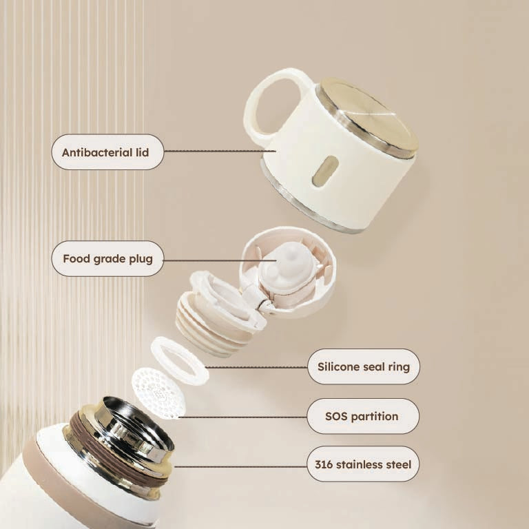 Homero Premium Stainless Steel Thermal Water Bottle - 800ml