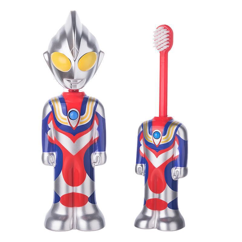 Homero Superhero Jumping Toy Toothbrush with Ultra Soft Bristles (Set of 2)