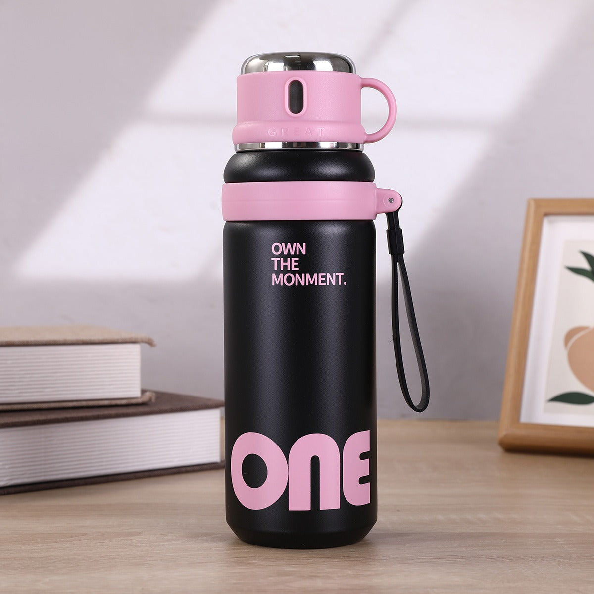 Homero Stylish Stainless Steel Leak Proof Thermal Water Bottle - 1000ml