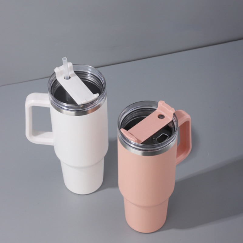 Double Wall Vacuum Insulation Stainless Steel Anti-Splash Tumbler