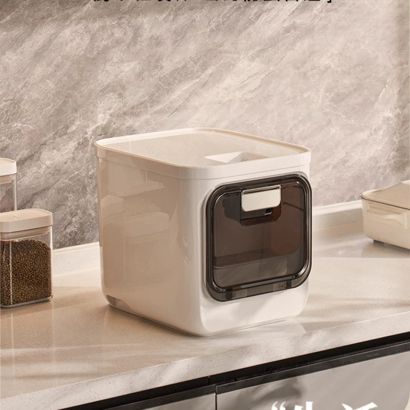 HOMERO Airtight Gravity Triple Seal Moisture-Proof Grain Dispenser - 10KG Capacity