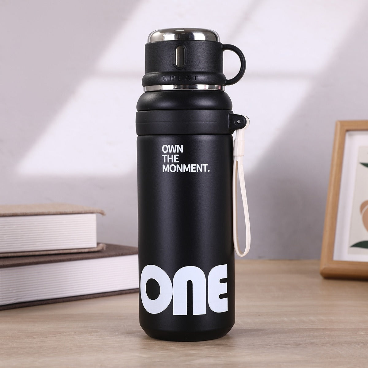 Homero Stylish Stainless Steel Leak Proof Thermal Water Bottle - 1000ml