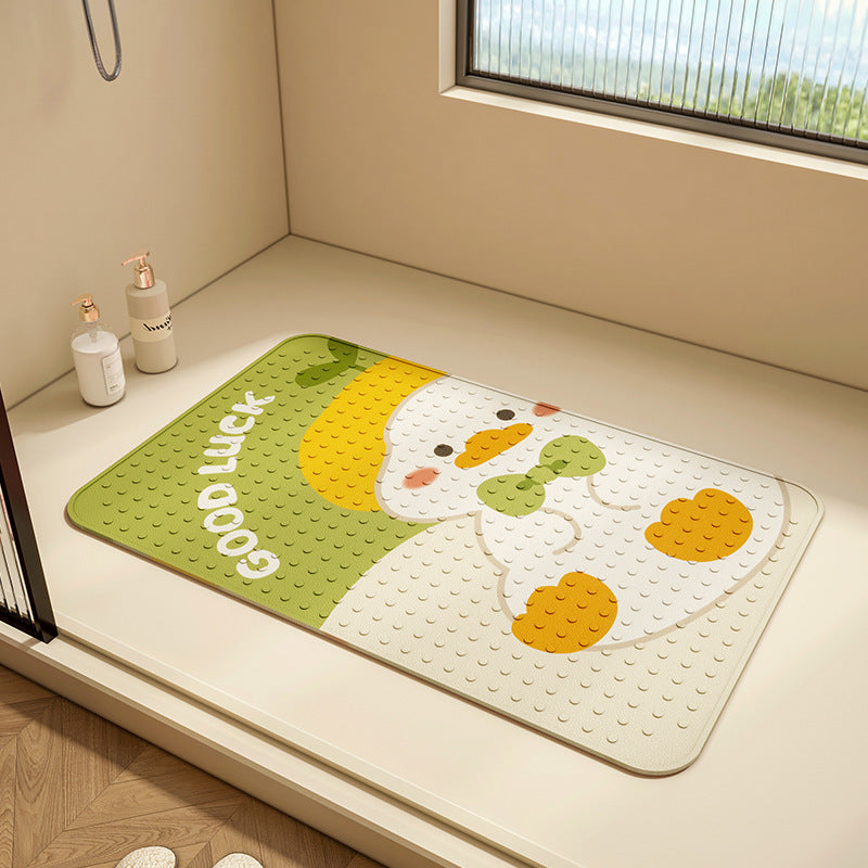 Homero Thick Non-Slip Bath Mat for Bathroom Safety Comfort (50 x 80 cm)