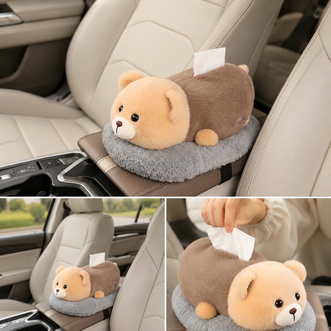 Homero Fresh Guard Odor-Free Soft Plush Tissue Organizer