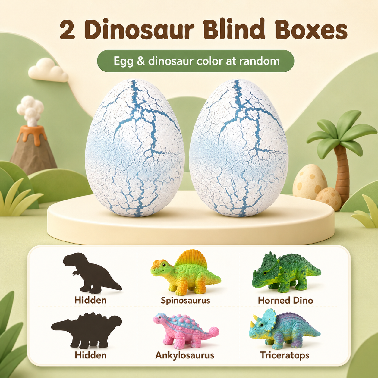 Homero Educational Water Soaked Dinosaur Egg for Kids