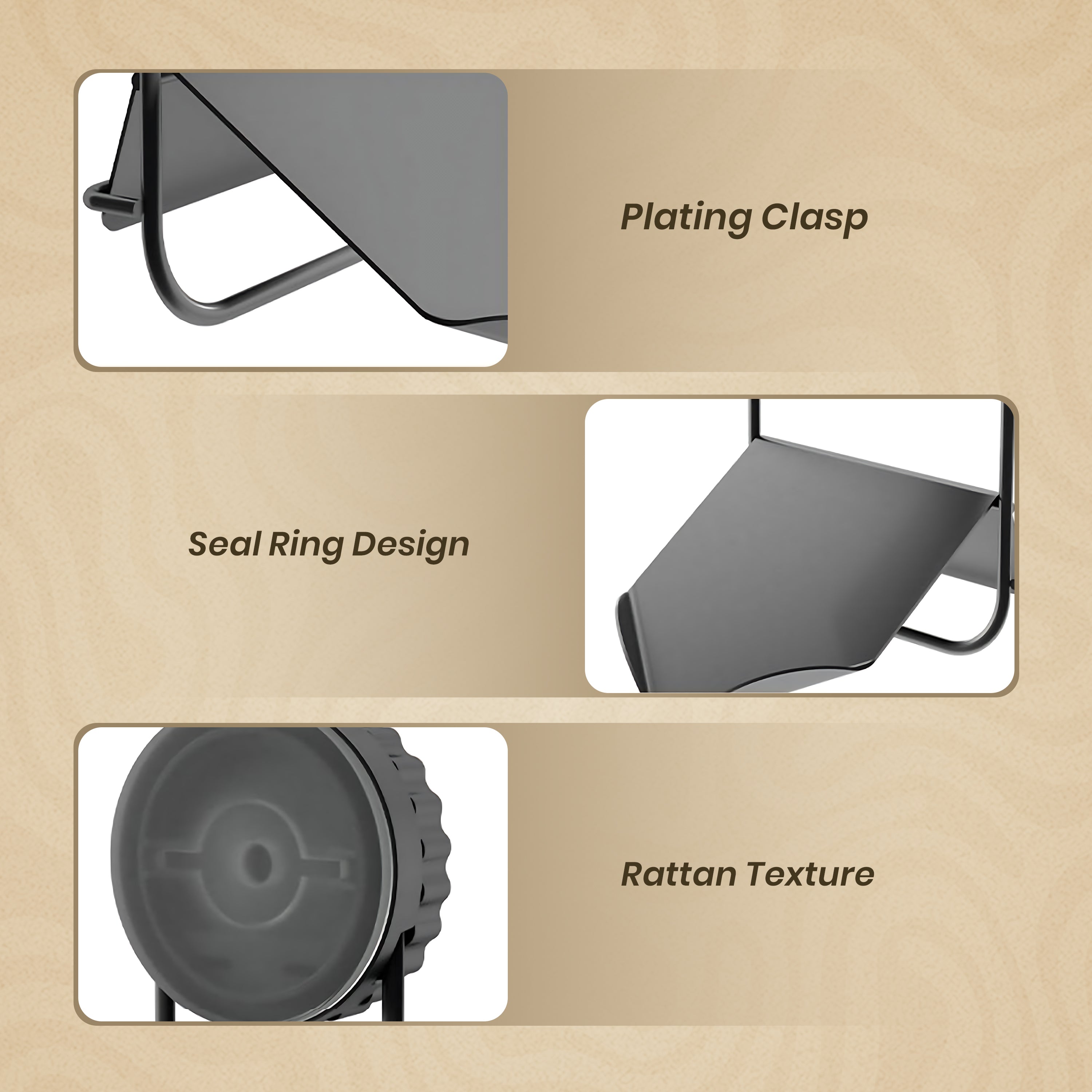 Homero Stylish Wall Mounted Iron Soap Holder