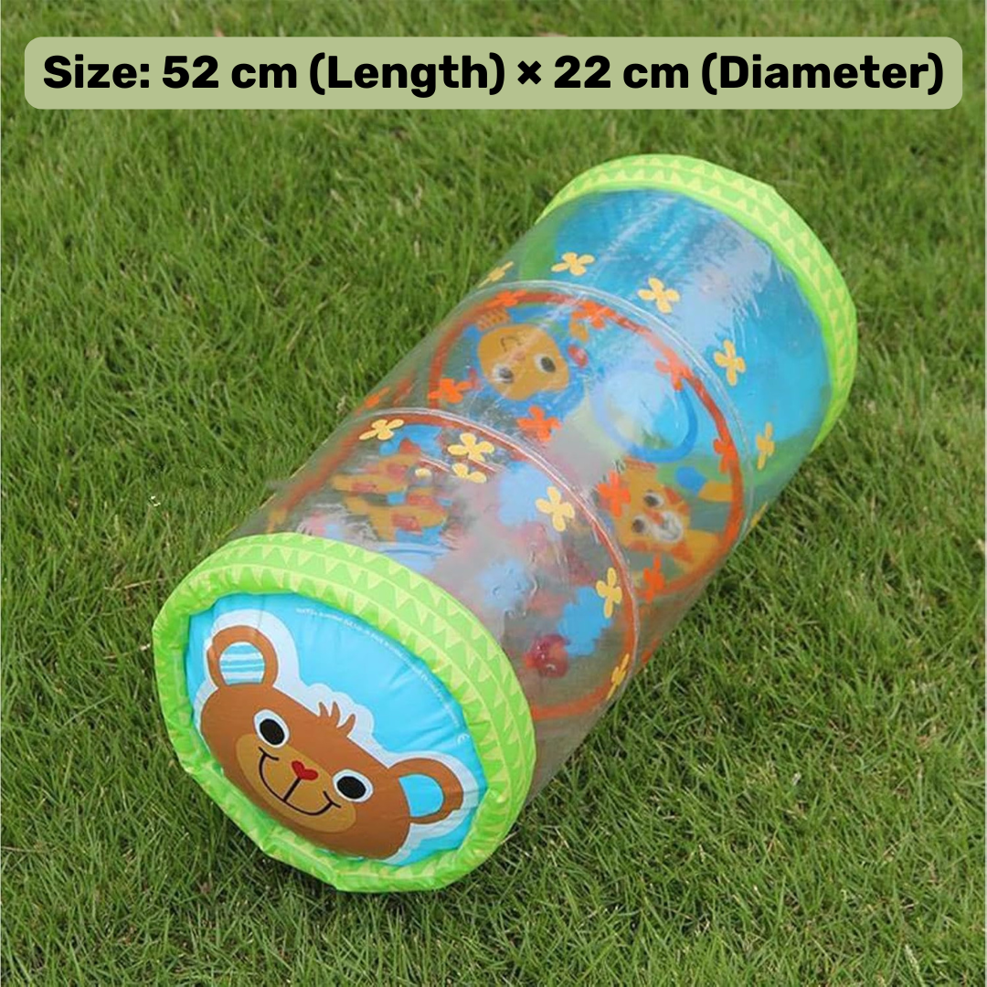 Anti Slip Inflatable Baby Development Activity Crawl Roller Toy