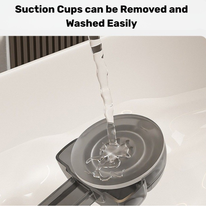 Cute Cat Inspired Suction Cup Bathroom Rack