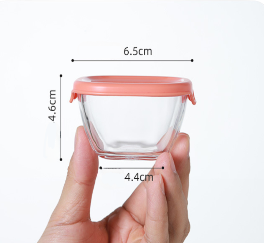 Food Grade Multipurpose Sealed Mini Glass Containers