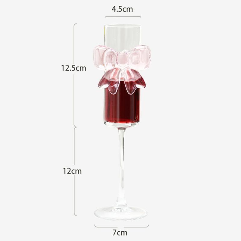HOMERO Elegant Glass Wine Set Classic Design - 160ml Capacity