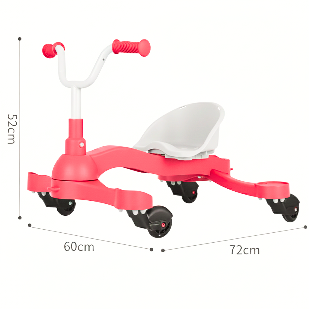 Homero 360 Degree Spin Drift Kid's Car with Ergonomic Seat