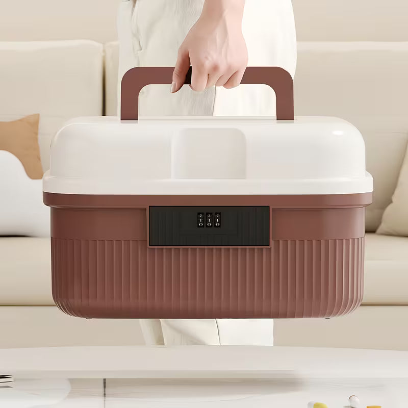 Multi-Layer Secure Valuables Organizer Box