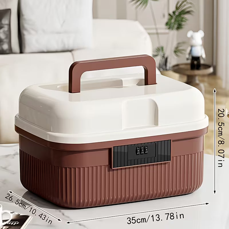 Multi-Layer Secure Valuables Organizer Box