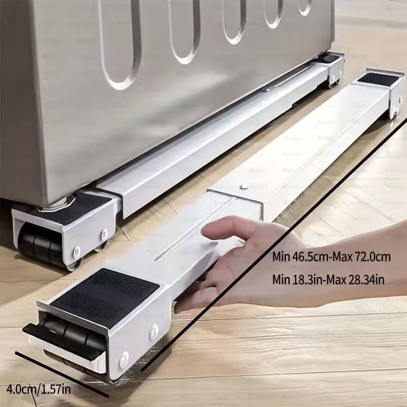 Heavy Duty Appliance Moving Stand with Anti Slip Lockable Roller Base