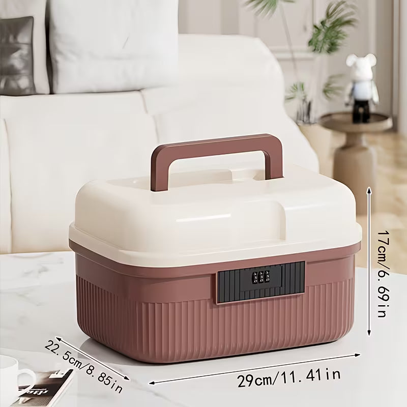 Multi-Layer Secure Valuables Organizer Box