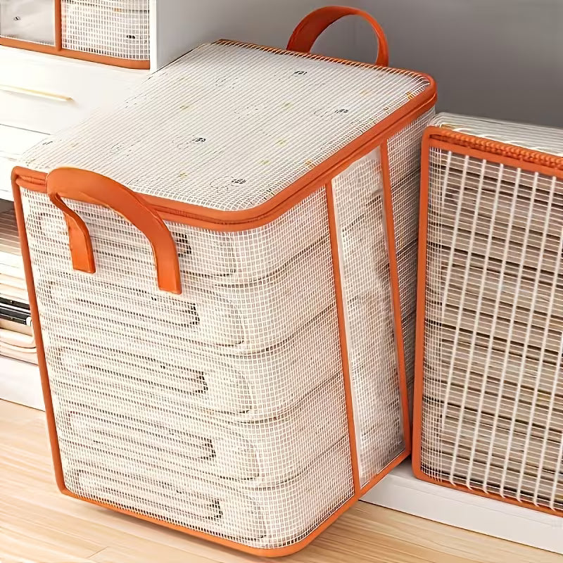 Multi-Use Transparent PVC Storage Bag with Zipper