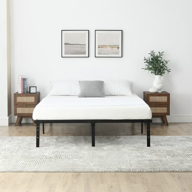 Heavy Duty Metal Bed Frame with Underbed Storage