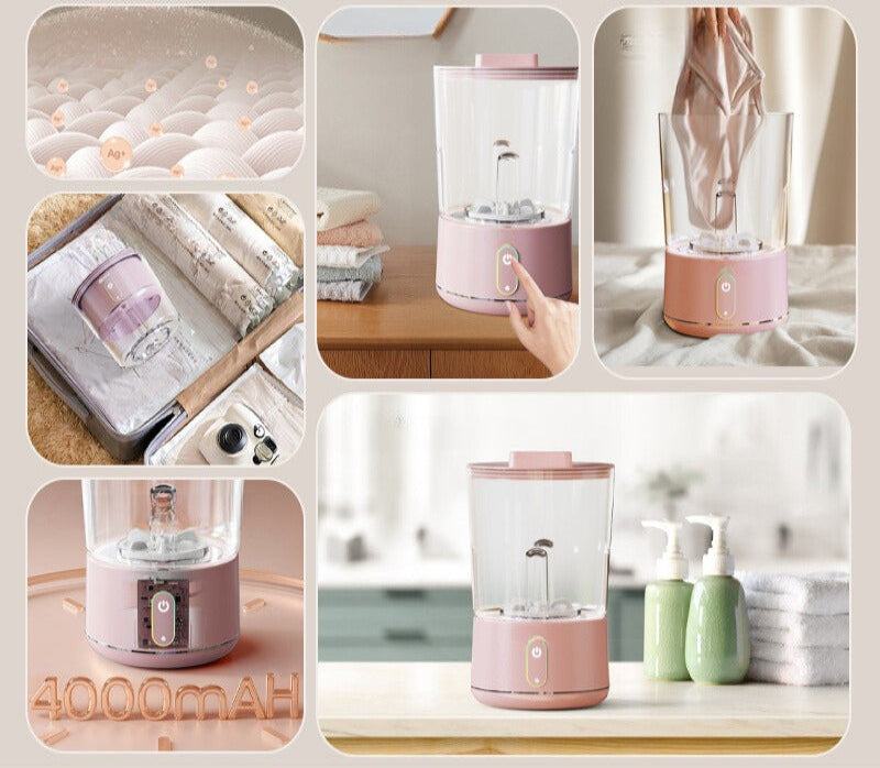 Wireless Portable Mini Washing Machine for Undergarment and Socks