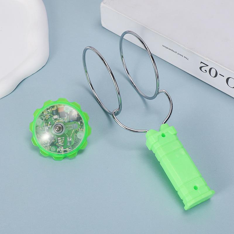 Homero Colorful Light Fun Magnetic Flashing Gyro Wheel Toy Set