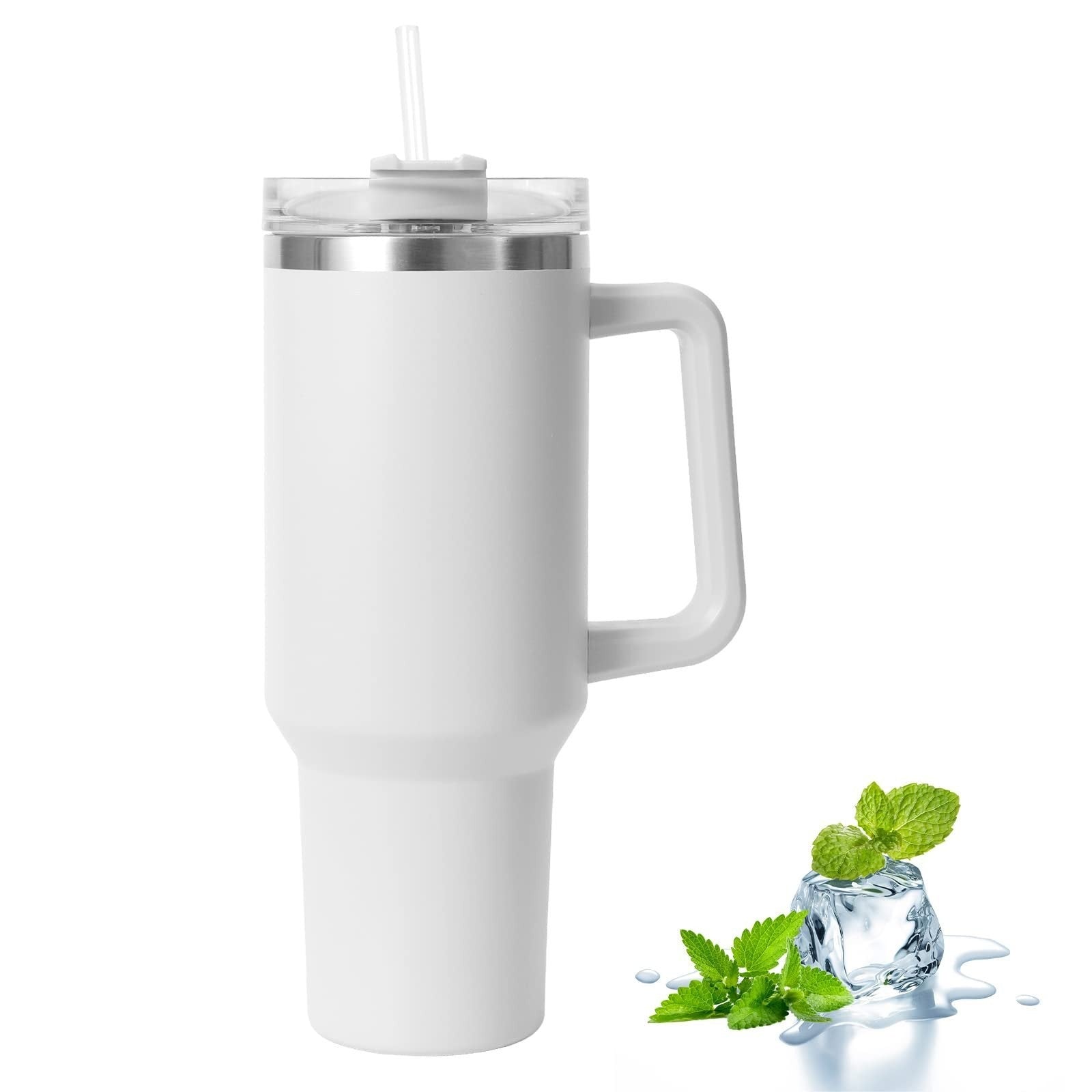 Double Wall Vacuum Insulation Stainless Steel Anti-Splash Tumbler