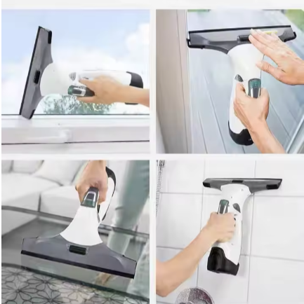 Cordless Rechargeable Portable Glass Cleaner and Window Wiper Set