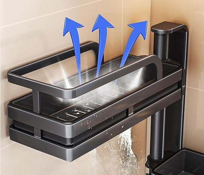 5 Level Multipurpose Wall Mounted Kitchenware Holder