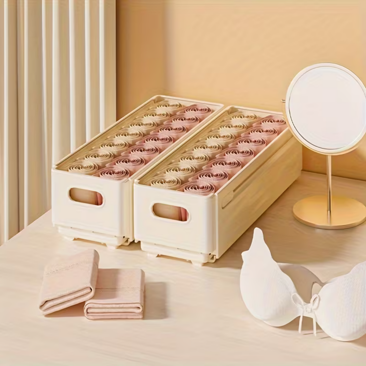 Multipurpose Expandable Sliding Stackable Storage Organizer