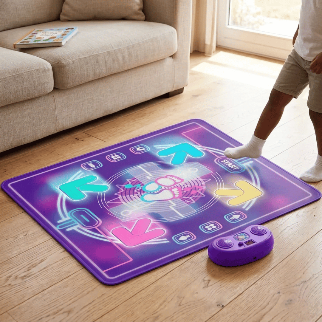 Homero 6 Game Modes Musical Dance Mat with Bluetooth - 90x90cm